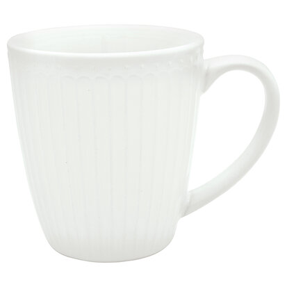 GreenGate Mok / Mug Alice White H: 9,5 cm