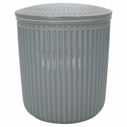 GreenGate_Alice_Stone_grey_Voorraadpot_Storage_Jar_Medium