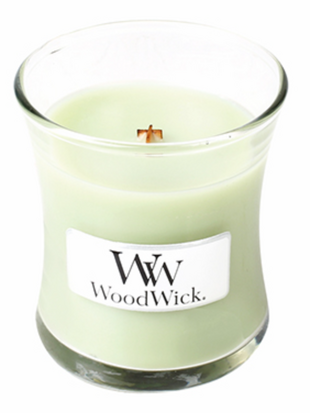 WoodWick® HearthWick® Green Tea & Lime  Mini Candle