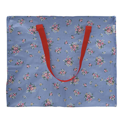 GreenGate Opbergtas / Storage bag Nicoline Dusty Blue Large 47x30x58cm