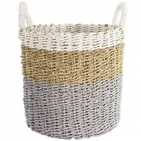 Bastion Collections Storage Basket / Opbergmand Raffia set/2