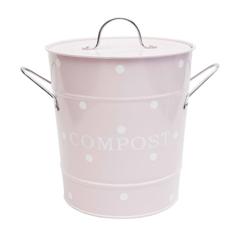 Isabelle Rose Compost Emmer Roze Polka Dot