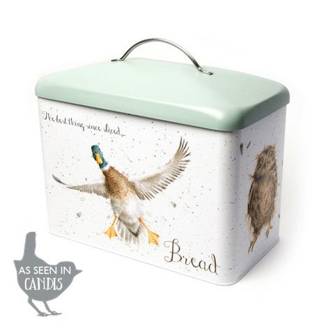 Wrendale Designs Broodtrommel Mint met schattige dierenprint - Sfeer &