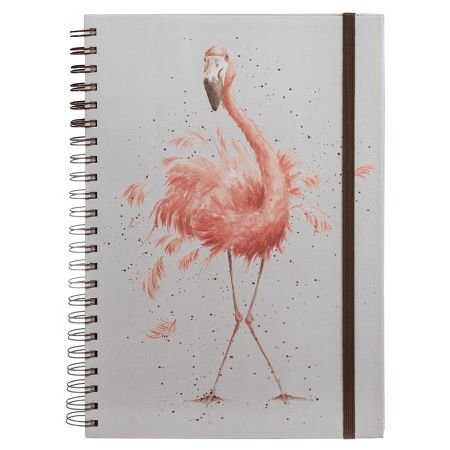 Wrendale_Notitieboek_A4_Flamingo_Pretty_in_Pink