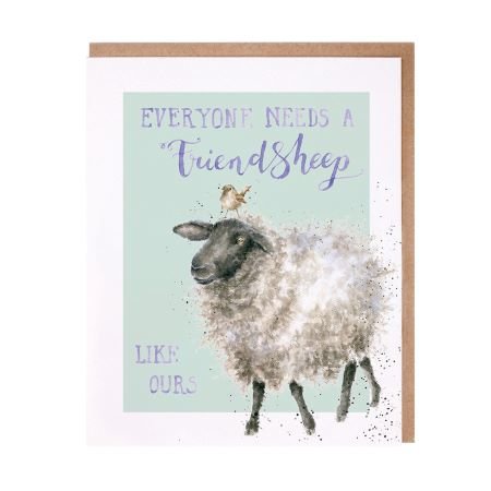 Wrendale_vriendschapskaart_schaap_friendsheep