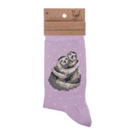 Wrendale_Designs_Socks_Sloth_Little_Card_Big_Hug