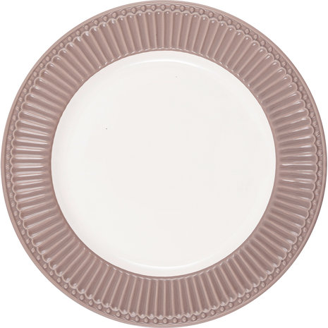 GreenGate_Dinner_plate_Diner_bord_Essteller_Alice_hazelnut_brown