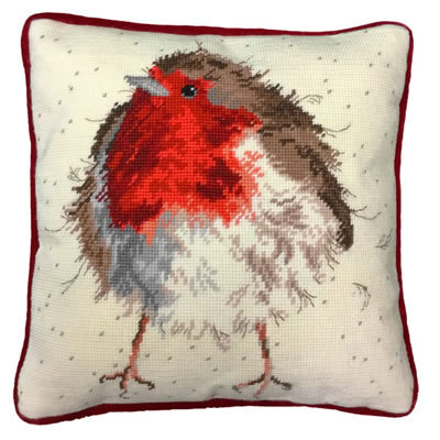 Wrendale_Designs_Borduurpakket_Kussen_Jolly_Robin_Hannah_dale