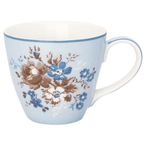 GreenGate_Marie_dusty_blue_Mug_Henkelbecher