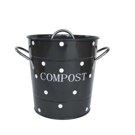 Isabelle Rose Compost Emmer Antraciet Polka Dot