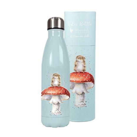 wrendale-designs-water-bottle_Mouse_He&#039;s_a_Fungi_www-sfeerscent_nl
