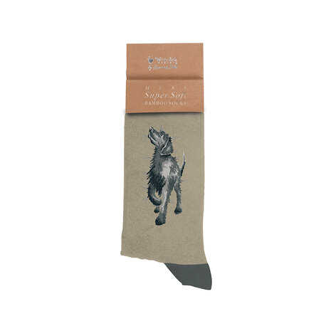 Wrendale_Designs_Heren_sokken_Black_Labrador_Walkies