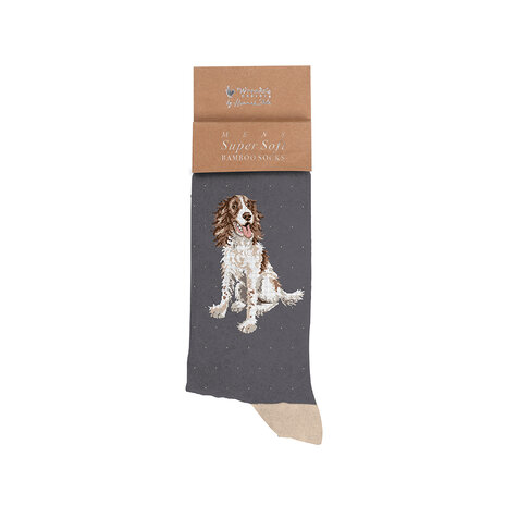 Wrendale_Designs_Heren_sokken_Spaniel_Willow