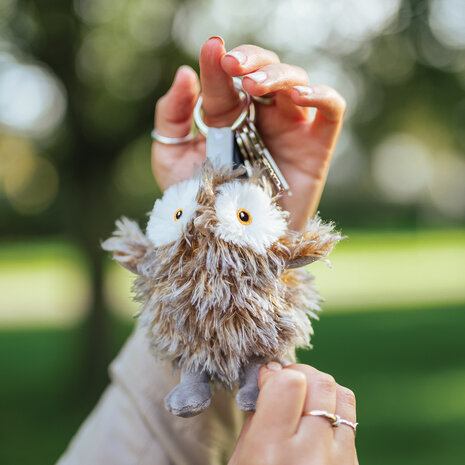 Wrendale_Designs_Keyring_Pl&uuml;sh_Owl_Elvis