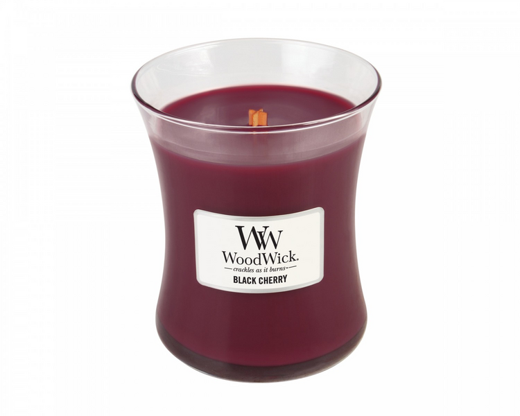 WoodWick&reg; HearthWick&reg; Black Cherry Geurkaars Medium