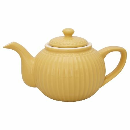 GreenGate_Alice_Honey_Mustard_Teapot_Theepot_Teekanne