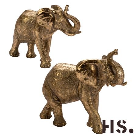 schroef uitvinden Compatibel met Decoratie Olifant Ornament Brons Homesociety - Sfeer & Scent