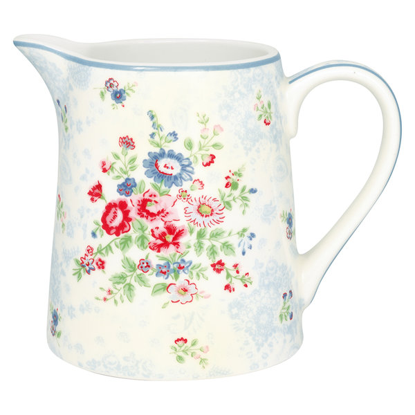 GreenGate_Jug_Milchkanne_Krug_Ailis_white_www.sfeerscent.nl