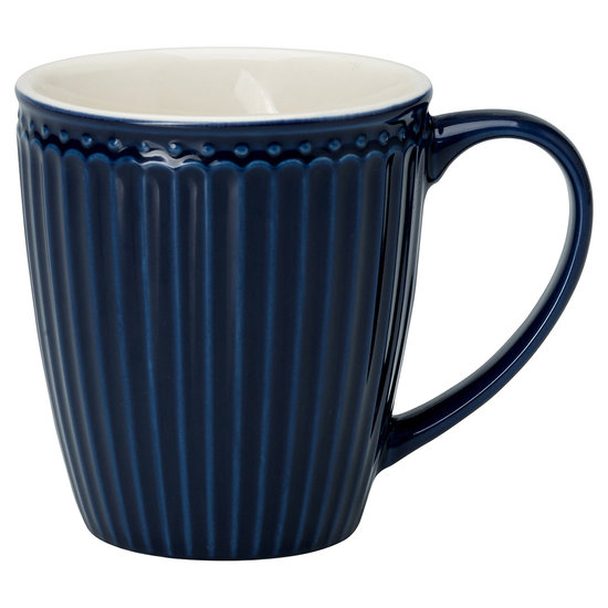 GreenGate Every Day Alice Mok / Mug  Dark Blue H: 9,5 cm