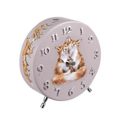 Wrendale_Dewsigns_Mantel_Clock_Fox