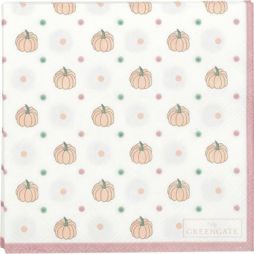 GreenGate_Halloween_Clarissa_white_Paper_napkin