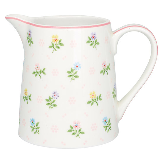 GreenGate_Jug_Milchkanne_Krug_Cilja_white_www.sfeerscent.nl