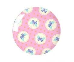 Melamine_gebaksbord_bord_Happy_Butterflies_pink