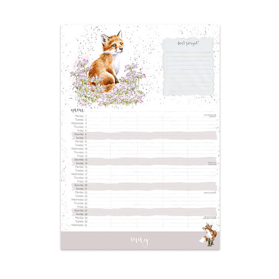 Wrendale_Designs_Family_Calendar_2023_The_Country_Set_Love_and_Hedgehugs_www.sfeerscent.nl