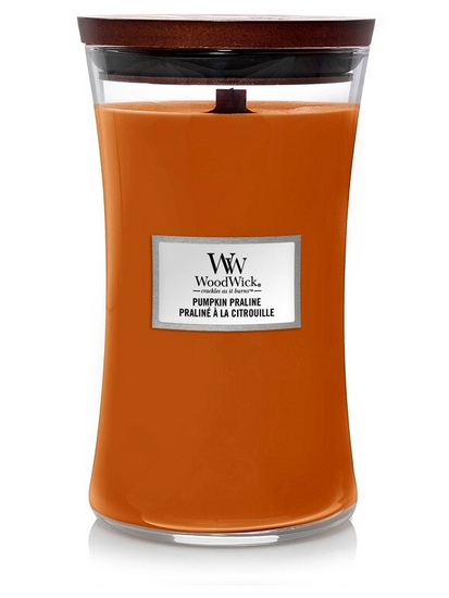 WoodWick_Pumpkin_Pralin&eacute;_Large_geurkaars_www.sfeerscent.nl