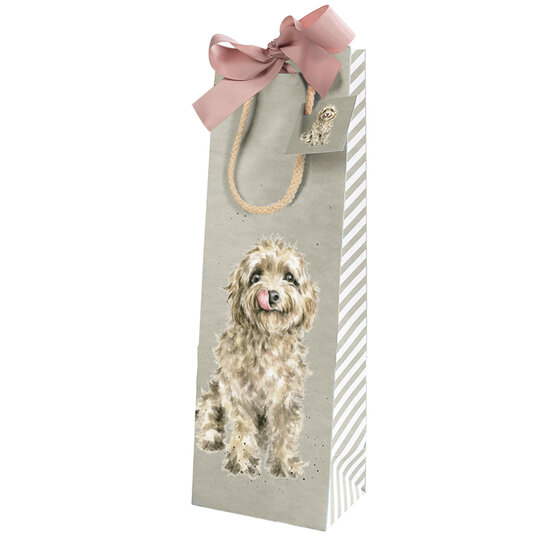 Wrendale_Design_wijntas_geschenktas_Labradordoodle