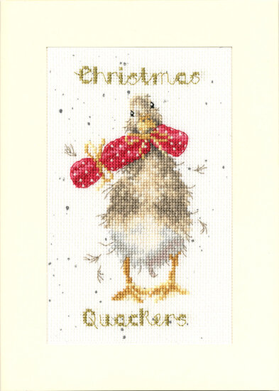 Wrendale_Designs_Borduurpakket_Kerstkaart_Christmas_Quackers-www.sfeerscent.nl