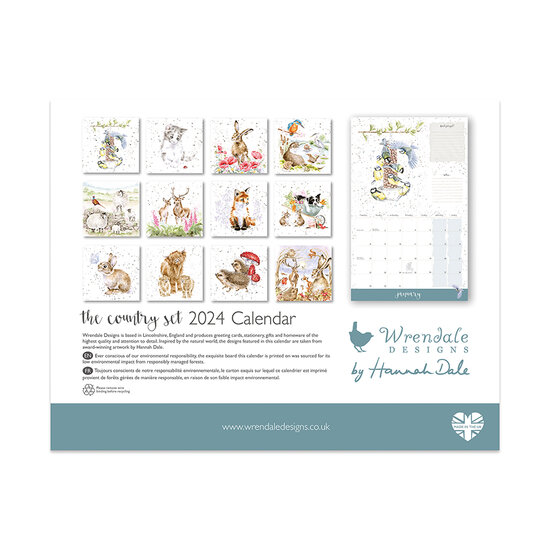 Wrendale_Designs_Calendar_2024_The_Country_Set_Country_Animal_www.sfeerscent.nl