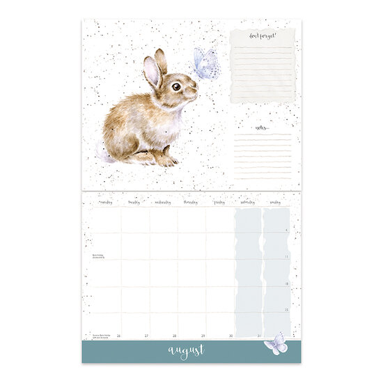 Wrendale_Designs_Landscape_Kalender_2024_The_Country_Set_Country_Animals_www.sfeerscent.nl
