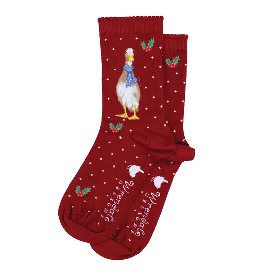 Wrendale_Designs_Christmas_socks_Duck_Christmas_Scarves