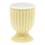 GreenGate Every Day Alice Eierdop / Egg Cup Pale Yellow H: 6,5 cm