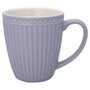 GreenGate Mok / Mug Alice Lavender H: 9,5 cm