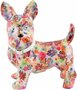 pomme-pidou_spaarpot_hond_Boomer_wit_met_bloemen