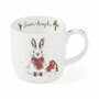 Wrendale Designs Mok &#039;Snow Angels&#039; - Konijn en Roodborstje