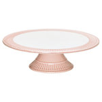 GreenGate Everyday Alice  Cake Plate Alice Pale Pink 8,3 x 28,0 cm GreenGate Everyday Alice  Cake Plate Alice Pale Pink 8,3 x 28,0 cm