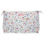 GreenGate Toilettas / Cosmetic bag Vivianne White Large 15x26cm GreenGate Toilettas / Cosmetic bag Vivianne White Large 15x26cm