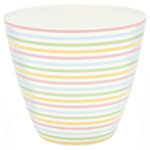 GreenGate Mokje / Latte cup Ansley White H: 9cm