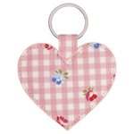 GreenGate_Viola_Check_Pale_Pink_Keyring_Heart_Sleutelhanger_hart