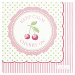 GreenGate-Paper-Napkin-Cherry-Berry-Pale-Green-Small