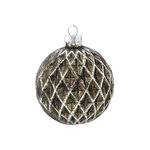 GreenGate Kerstbal / Christmas Ball glass Adele antique hanging D:8cm GreenGate Kerstbal / Christmas Ball glass Adele antique hanging D:8cm