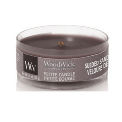 WoodWick Sueded Sandalwood Petit Travel Candle