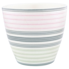 GreenGate Mokje / Latte cup Mabel White H: 9cm GreenGate Mokje / Latte cup Mabel White H: 9cm