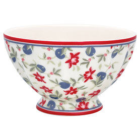 GreenGate Cereal Schaaltje / French bowl medium Helena White D:10cm GreenGate Cereal Schaaltje / French bowl medium Helena White D:10cm