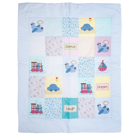 Clayre&Eef | Boxkleed | 70*100 cm | blauw Clayre&Eef | Boxkleed | 70*100 cm | blauw