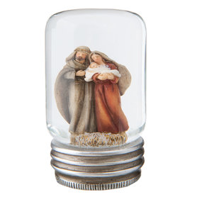 Clayre&Eef | Sneeuwbol-Heilige-Familie |5*9 cm | multicolor