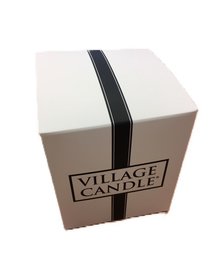 Village Candle White & Black Giftbox Medium